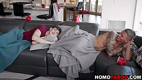 hungover stepbrothers forget they barebacked each other in wild twink fantasy