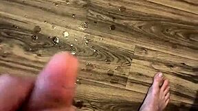 Intense POV masturbation builds huge load