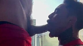 I love receiving that big cock blowjob