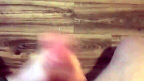 Intense POV masturbation builds huge load