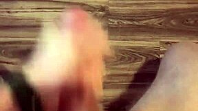 Intense POV masturbation builds huge load