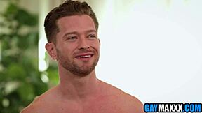 These guys had a gay threesome with blowjobs and rimjobs after the casting audition.