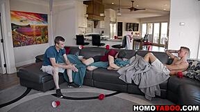 hungover stepbrothers forget they barebacked each other in wild twink fantasy