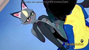 Lucario And Raymond In Yaoi Blowjob And Fucking Scene