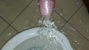 i piss alone in the bathroom