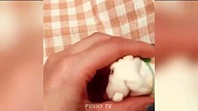 sexy man gives blowjob to big monster cock