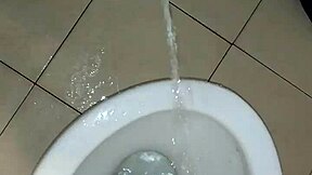 i piss alone in the bathroom