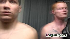 Gay Soldiers Fuck in Shower