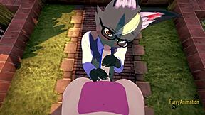 pov mewtwo x raymond blowjob and anal in furry yaoi