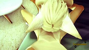 Furry yaoi action! Pov 2 foxes blowjob and fucked with creampie in mouth and ass - yiff anime manga japanese gay