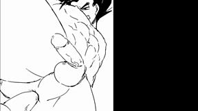 dragon monster balls in extreme gay action