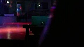 Filipino dancer performs at the Solution gay bar.