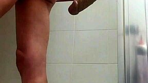 Amateur shows off his big cock for ass fucking.