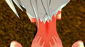 原神ヤオイ: ベネットとレイザーがハードセックス ハンドジョブとフェラで探求