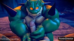 dragon monster balls in extreme gay action