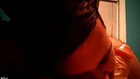 Canadian 18-19 Yo Tries First Blowjob On Dildo