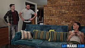 Hot Plumber Trevor Harris Used By Gay Customers Des Irez And Justin Dajock