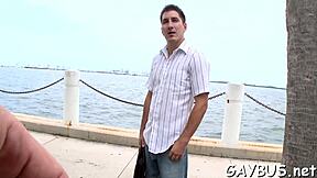 i lured the spruce hunk into having a hardcore wild blowjob with gay bear