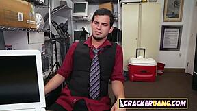 Black Stud Tricks Teen In Bareback Interview?