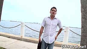 i lured the spruce hunk into having a hardcore wild blowjob with gay bear