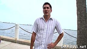 i lured the spruce hunk into having a hardcore wild blowjob with gay bear