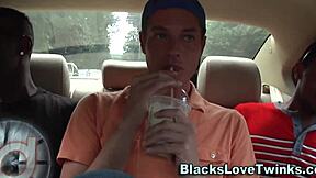 Interracial Threeway Jizz