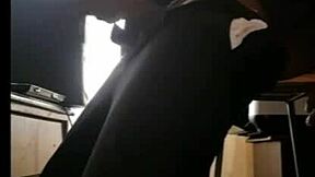 i work from home showin off my big black cock in sexy homemade fetish vid communitydick4u