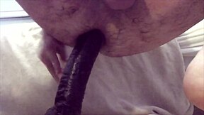 Hey, shove that huge dildo deep in my ass for New Year's fun