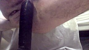 Hey, shove that huge dildo deep in my ass for New Year's fun