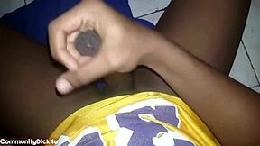 can this sexy black guy handle dirty talking while jerking off to orgasm?