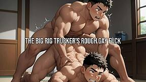 dude, these big rig truckers are rough fucking dante amore hard 😈🚚