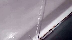 piss flows freely in the tub