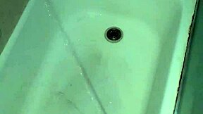 piss flows freely in the tub