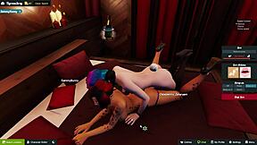 hey, check out me fucking my femboy friend in 3dxchat 😏 we had such a blast with anal dildo play and shemale vibes