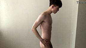 Why not join this evening workout with beautiful teen 18+ boy dominant naked gymnastics boss for handjob fun?