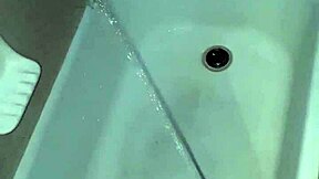piss flows freely in the tub