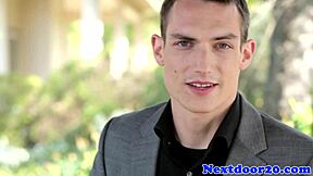 Athletic Muscular Hunk Jerking Off Solo at Work in Amateur Jock Gaysex