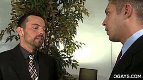 Intriguing office rimjob turns into hardcore anal fucking.