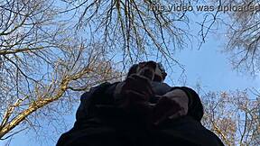 In the shadow with my 9 inches cock for cute european twink handjob outdoor sexy fun