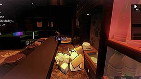 I paid the cute femboy barista at the cafe with my cum after anal sex for cash