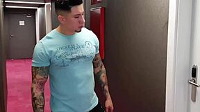 Freddy Salvador and Diego Sphynx dive into intense bareback ass fucking with deepthroat