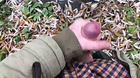 i found this amazing outdoor spot to cum hard as a hot twink