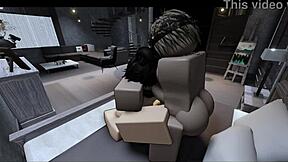 grindr hookup turns into raw gay pickup action in 3d porn