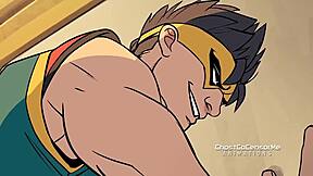 Hey, have you seen Spiderman in that amateur twink masturbation scene?