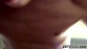 What if this alone teen twink shows his ass in provocative blonde bareback POV action?