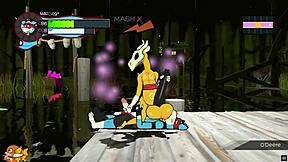 Hey, exploring this Oh So Hero game episode 7 with ninja surprise gangbang in furry hentai style