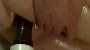 Solo boy starts riding his dildo softly