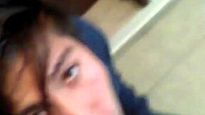 Hey, check out this emo twink learning deepthroat skills on webcam