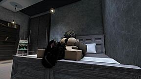 grindr hookup turns into raw gay pickup action in 3d porn