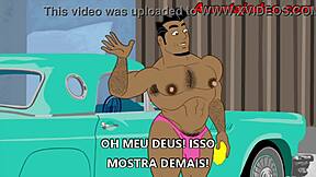 no desenho animado brasileiro, o professor puto se envolve em aventuras hentai gay safadas